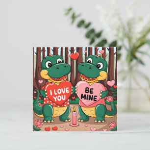 I love you - Be mine Invitation