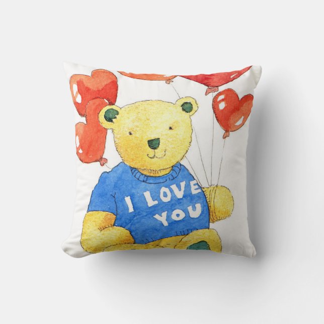 I love you bear - balloon 2011 cushion (Front)