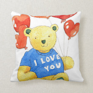 I love you bear - balloon 2011 cushion