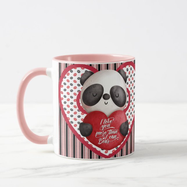 I Love You Bear Mug (Left)
