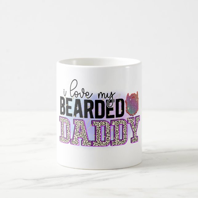I Love You Bearded Coffee Mug (Center)
