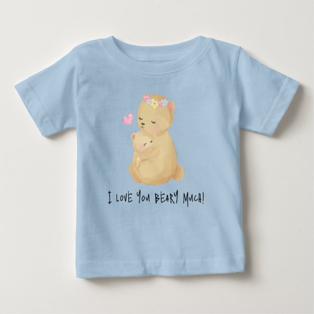 I love you, bears hugging T-Shirt (Front)