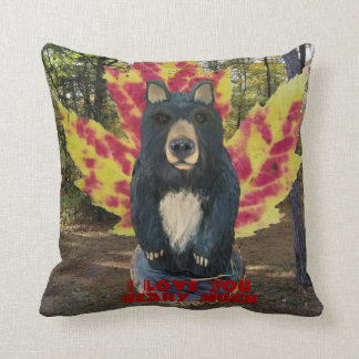 I Love You Beary Much Throw Pillow 16 x 16