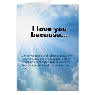 I Love You Because...