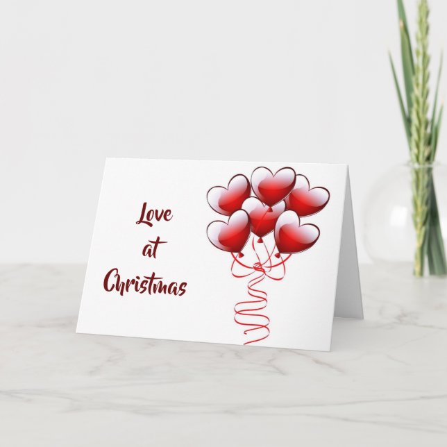 ***I LOVE YOU*** & BEING WITH YOU AT CHRISTMAS HOLIDAY CARD (Front)