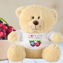 I Love You Berry Much Teddy Bear