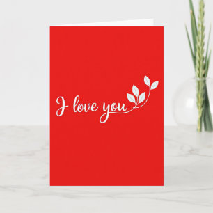 I Love You Best Romantic Card