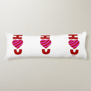 I Love You Body Pillow
