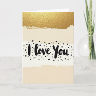 I Love You Bold Stroke Card