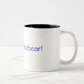 I love you Boobear! Two-Tone Coffee Mug