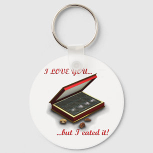 I love you, but I eated it! Key Ring