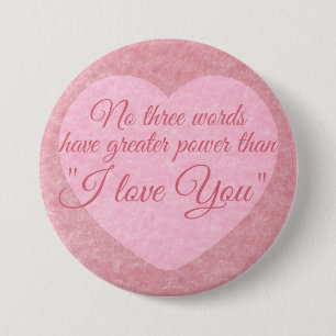 “I LOVE YOU” button