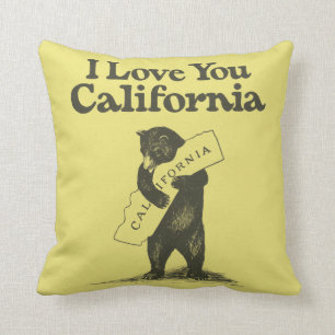 I Love You California Cushion