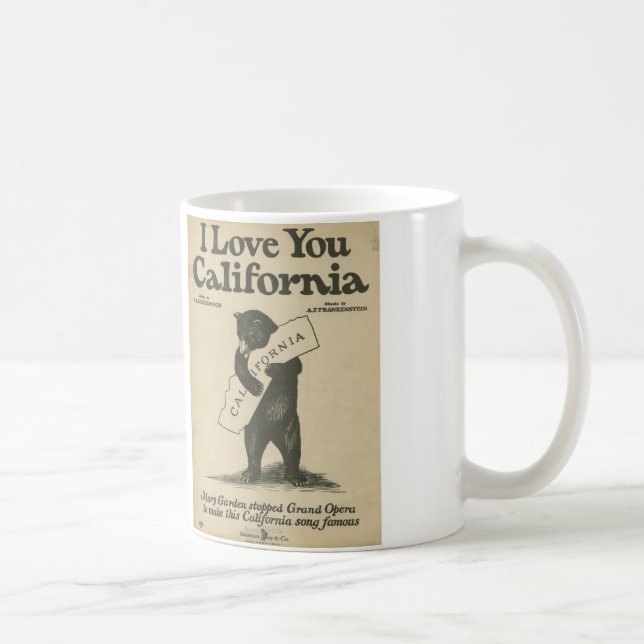 I Love You California Mug (Right)