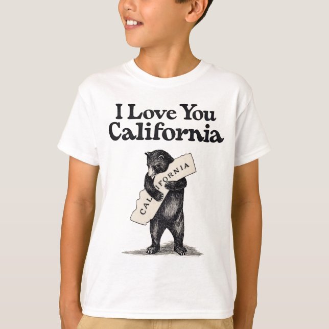 I Love You California T-Shirt (Front)