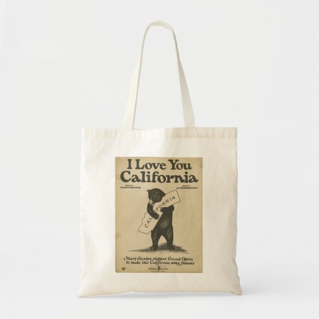 I Love You California Tote (Front)