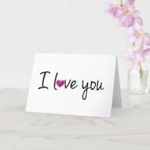 I love You Card