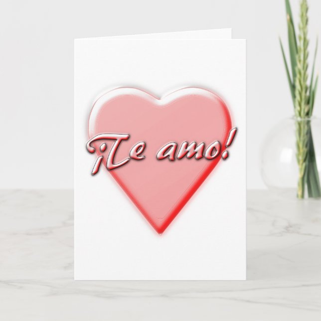I Love You card (Front)