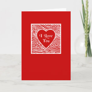 I Love You Card