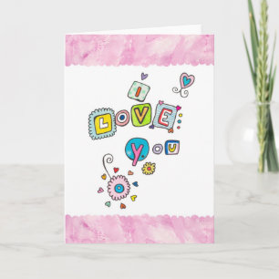 I Love You Card