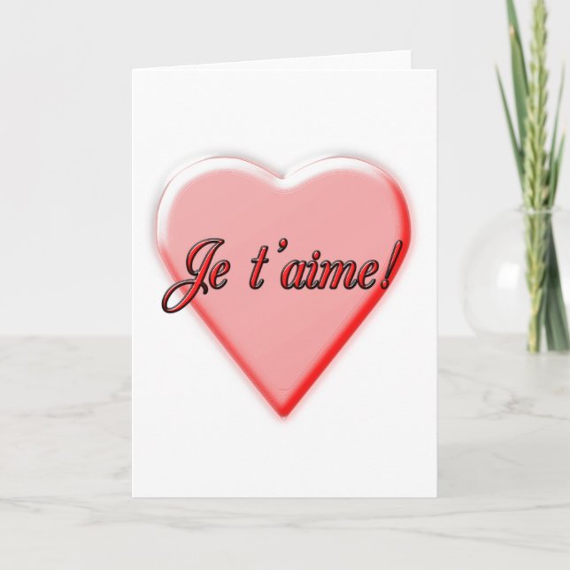 I Love You card (Front)
