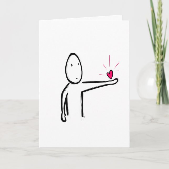 I love you card (Front)
