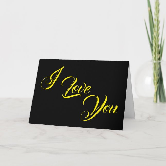 I Love You, card (Front)