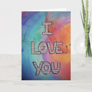 I love you card