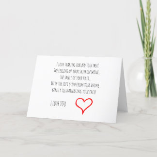 I Love You Card for Girlfriend or Boyfriend
