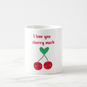 I Love You Cherry Much Valentine Coffee Mug