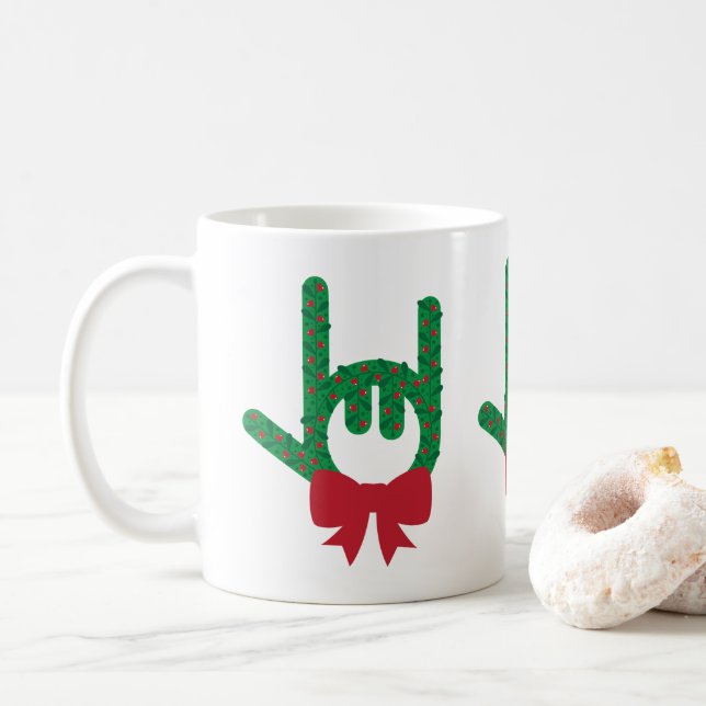 I Love You Christmas Mug (With Donut)