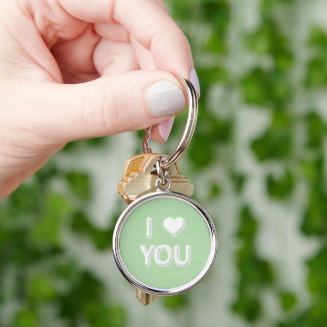 I Love You Clouds Keyring (Hand)