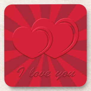 I love you coaster