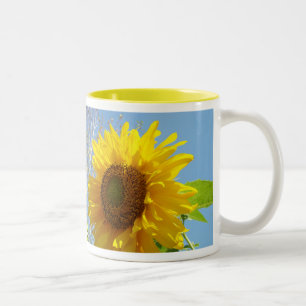 I Love You! coffee cup Mugs Bright Sunflowers