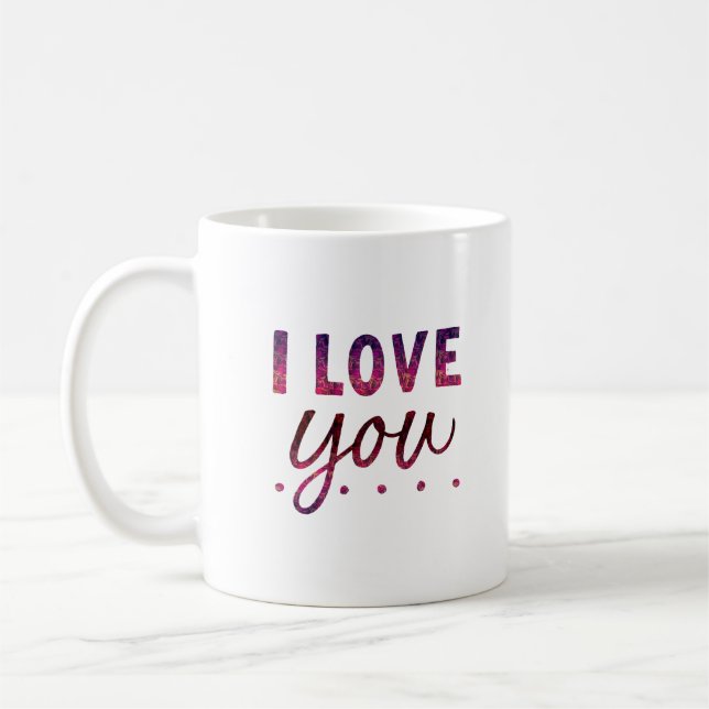 i love you coffee mug (Left)