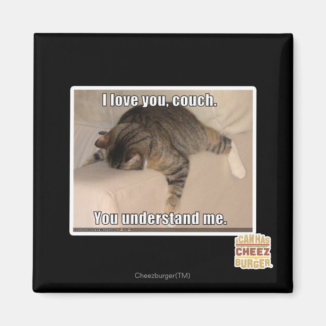 I love you, couch. magnet (Front)