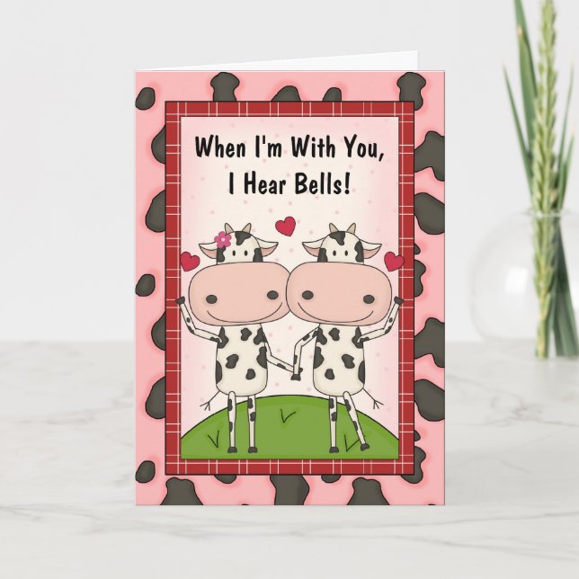 I Love You - Cows Card (Front)