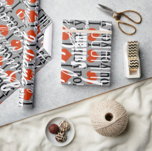 I love you . create your own named wrapping paper