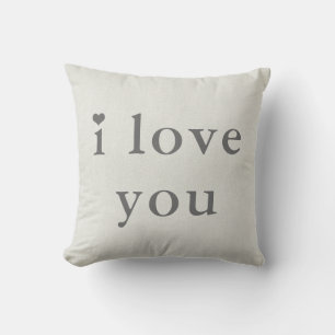 I Love You Cushion