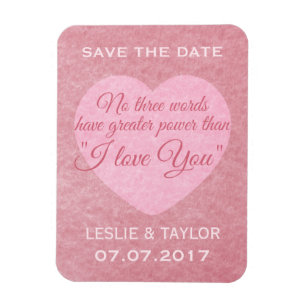 “I LOVE YOU” custom magnet