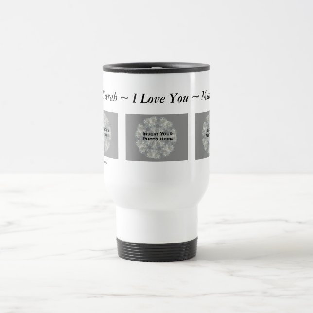 I Love You Customisable Photo Picture Mug (Center)