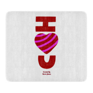 I Love You Cutting Board 15.2 cm x 17.8 cm