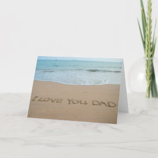 I love you Dad Card