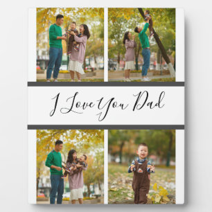 I love you dad Custom Photo collage Frame gift