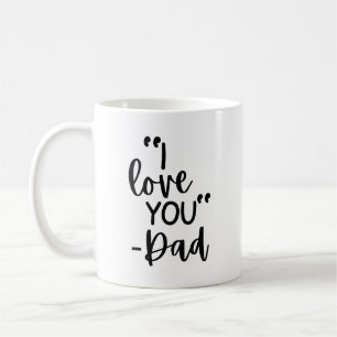 “I Love You – Dad” Customisable Photo Memorial Coffee Mug