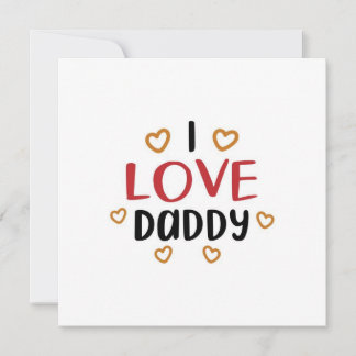 I love you dad greeting card |  happy fathers day 
