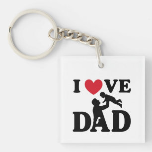 i love you dad key ring