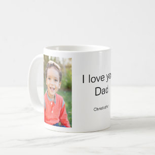I Love You Dad Photo Coffee Mug
