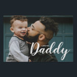 I Love You Daddy Custom Photo Faux Canvas Print<br><div class="desc">Show Dad your love with the "I Love You Daddy" custom photo faux canvas print! Featuring your favourite photo and heartfelt message,  this stylish and durable print is a perfect gift for Father’s Day,  birthdays,  or any special occasion. A unique keepsake he’ll cherish forever.</div>