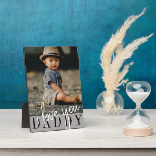 I Love You Daddy Custom Photo Plaque